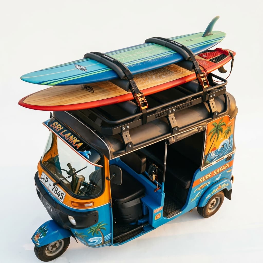 Heavy-Duty Surfboard Roof Rack